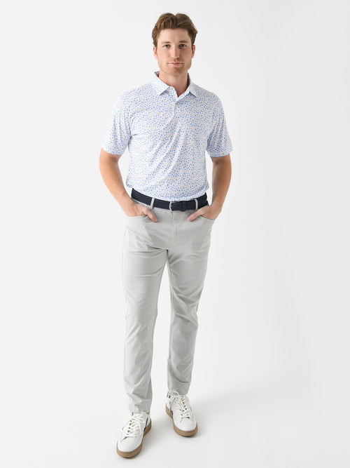 Peter Millar Crown Sport Men's Featherweight Sea For Yourself Polo