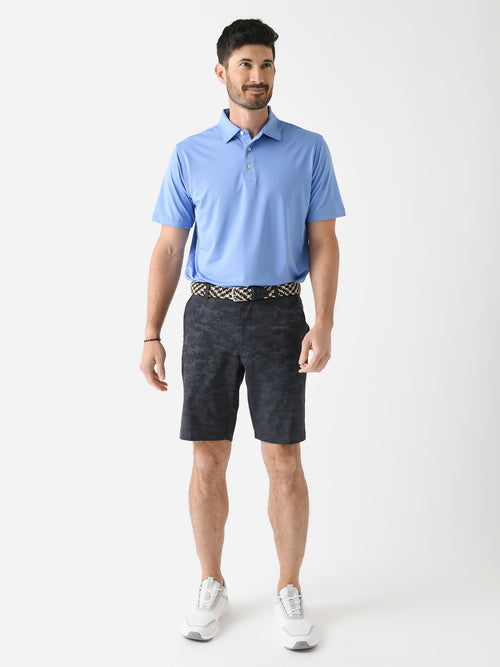 Peter Millar Crown Sport Men's Shackleford Camo Performance Hybrid Short