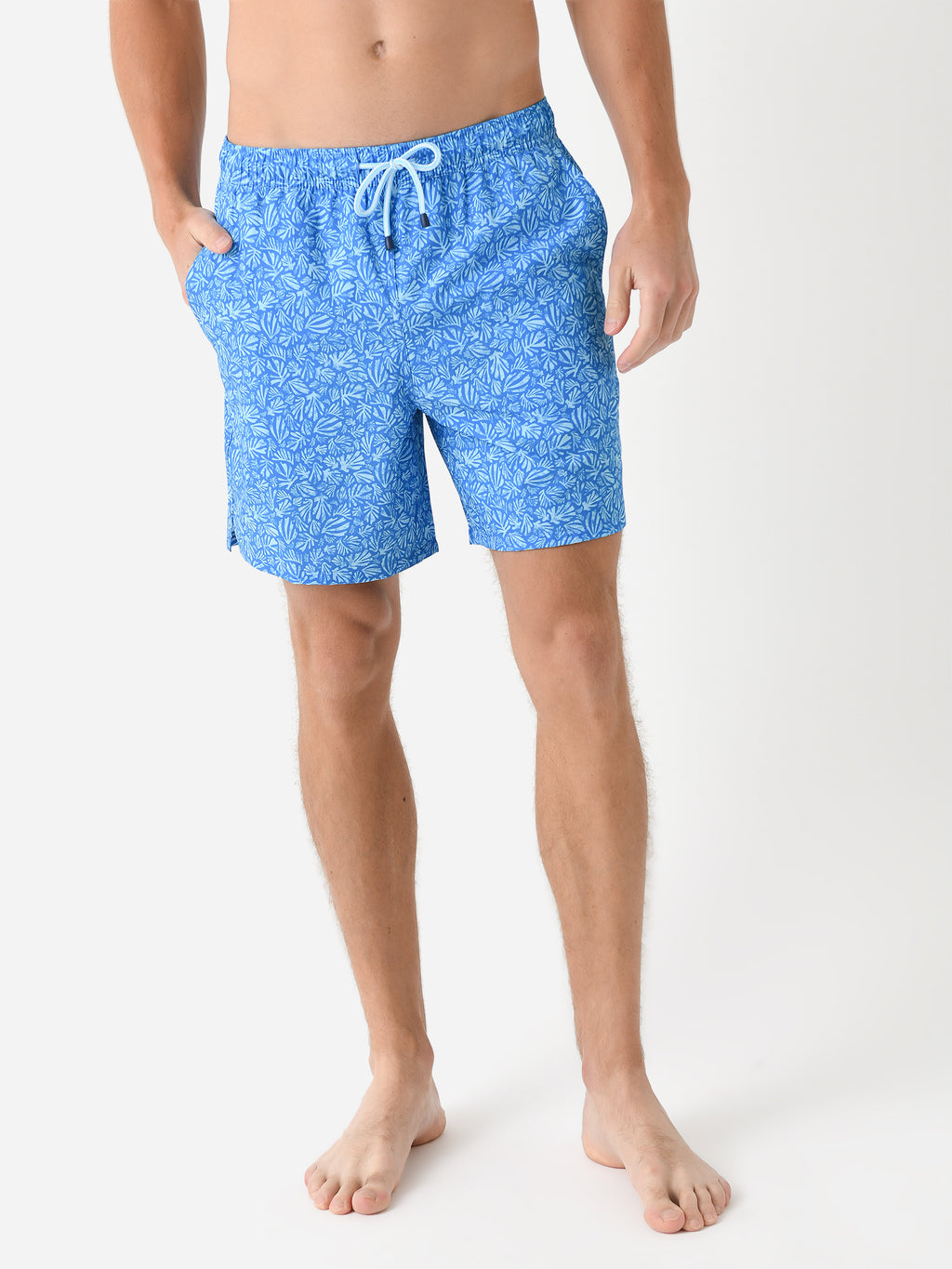 Peter Millar Crown Men's Henri Botanical Swim Trunk - Saint Bernard