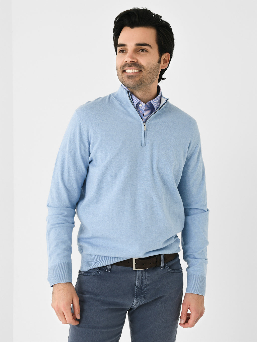 Peter Millar Crown Whitaker Quarter-Zip - Saint Bernard