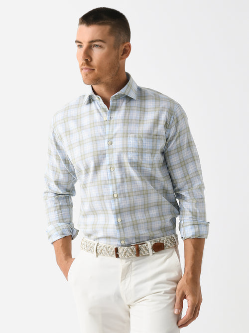 Peter Millar Crown Men's Camden Summer Soft Cotton Sport Shirt