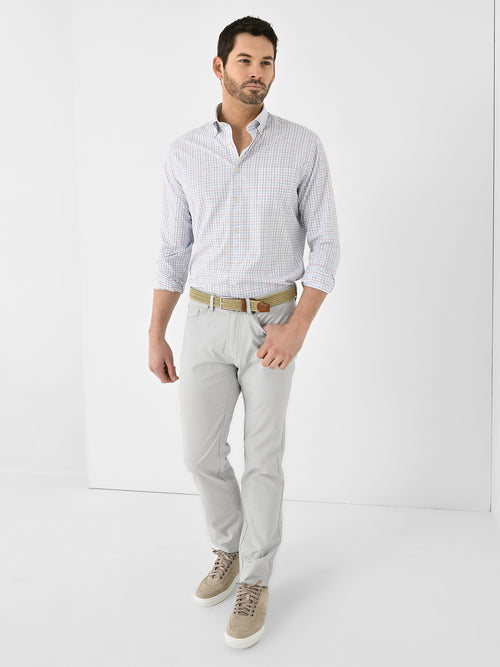 Peter Millar Crown Men's Eastport Performance Twill Sport Shirt