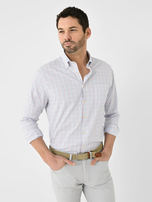 Peter Millar Crown Men's Eastport Performance Twill Sport Shirt