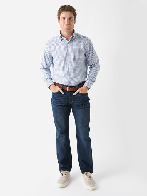 Peter Millar Crown Men's Chelan Performance Twill Sport Shirt