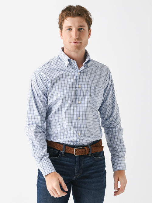 Peter Millar Crown Men's Chelan Performance Twill Sport Shirt