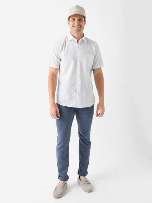 Peter Millar Crown Men's Seaward Seersucker Cotton Sport Shirt