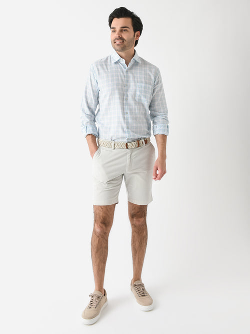 Peter Millar Crown Men's Block Island Cotton Sport Shirt