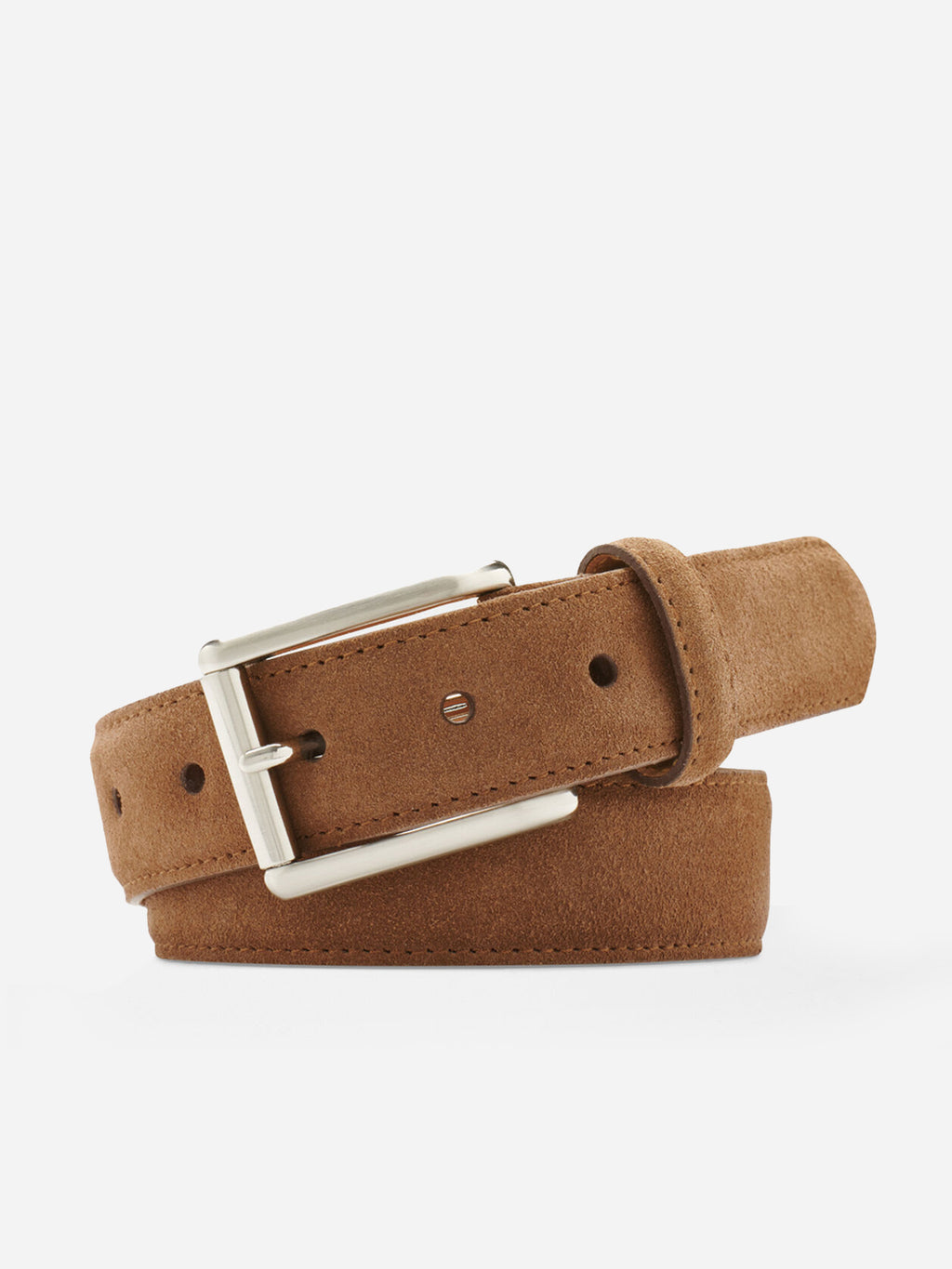 Peter Millar Crown Crafted Men's Excursionist Suede Belt - Saint Bernard