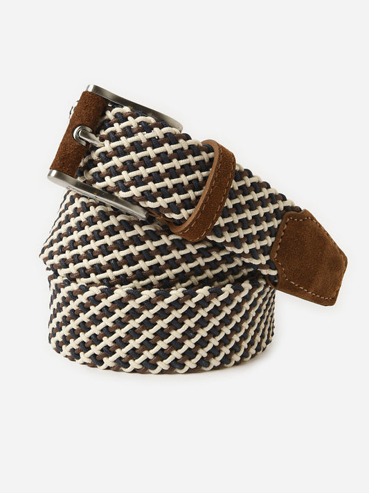 Peter Millar Crown Crafted Men's Crafted Multi-Color Woven Cotton Belt