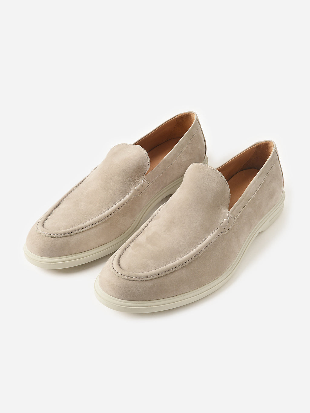 Peter Millar Crown Crafted Men's Excursionist Nubuck Venetian Loafer - Saint Bernard