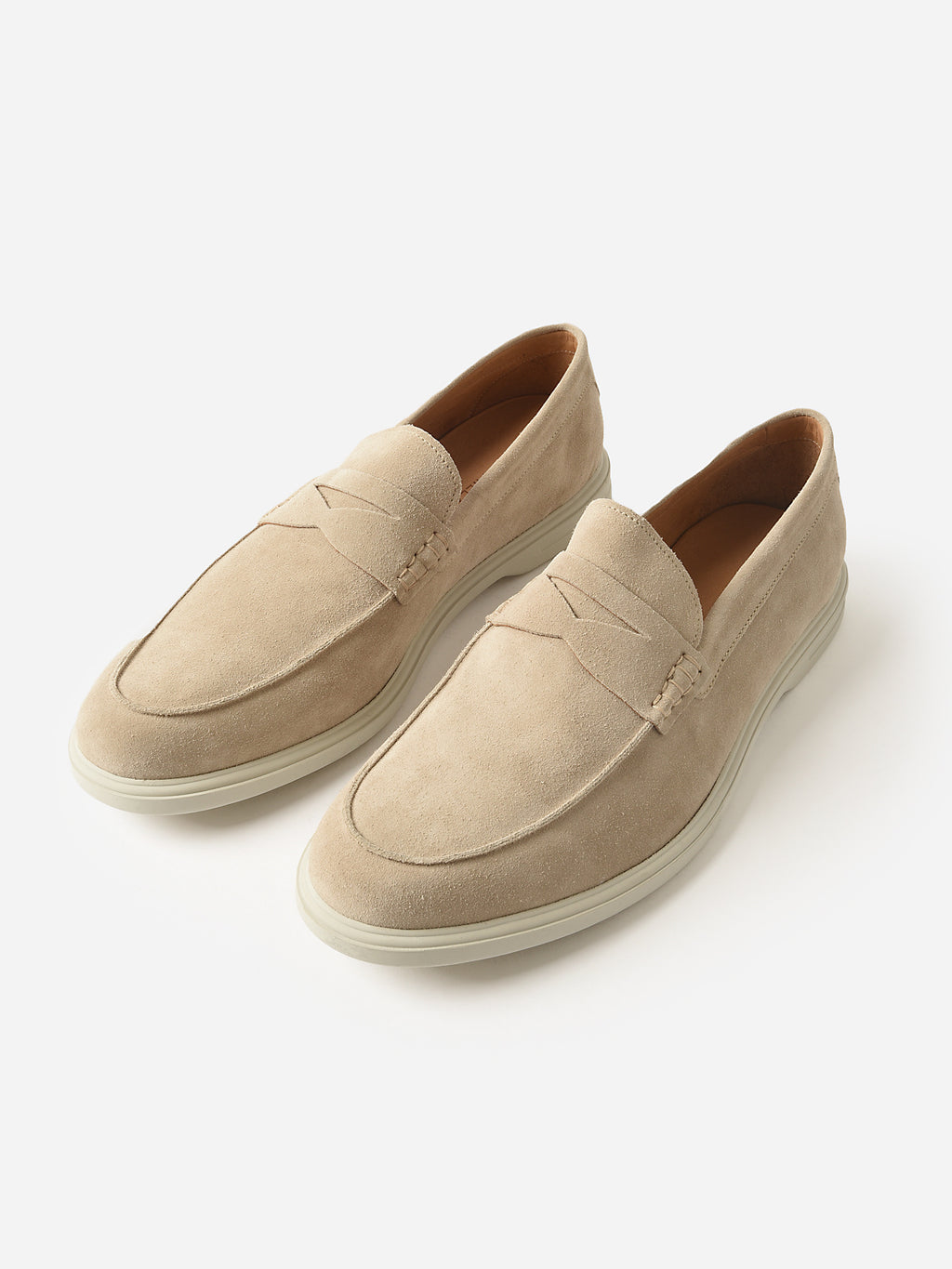 Peter Millar Crown Crafted Men's Excursionist Penny Loafer - Saint Bernard