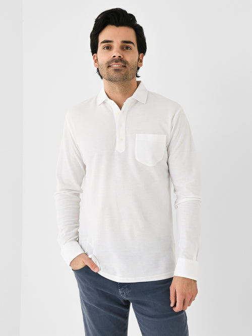 Peter Millar Crown Crafted Men's Croxley Long Sleeve Polo