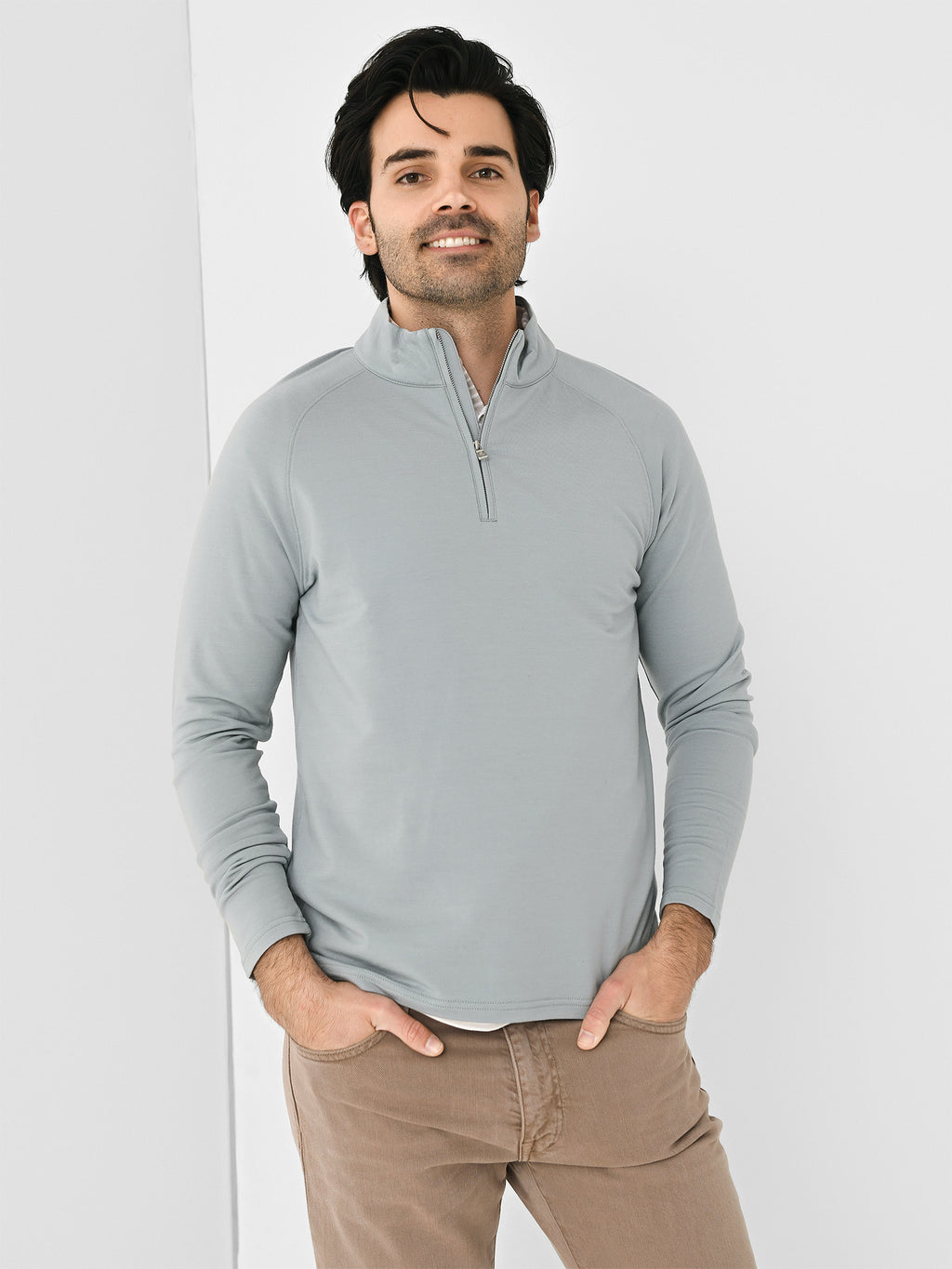 Peter Millar Crown Crafted Men's Excursionist Flex Performance Pullover - Saint Bernard