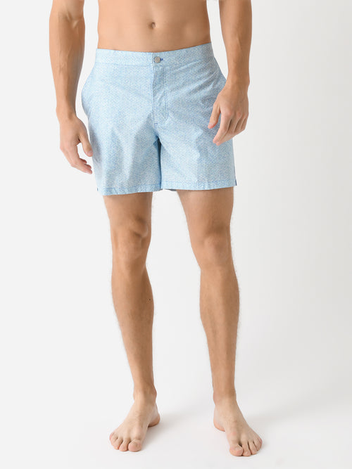 Peter Millar Crown Crafted Men's Miura Wave Swim Trunk