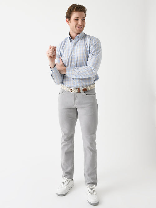 Peter Millar Crown Crafted Men's Milo Cotton Sport Shirt