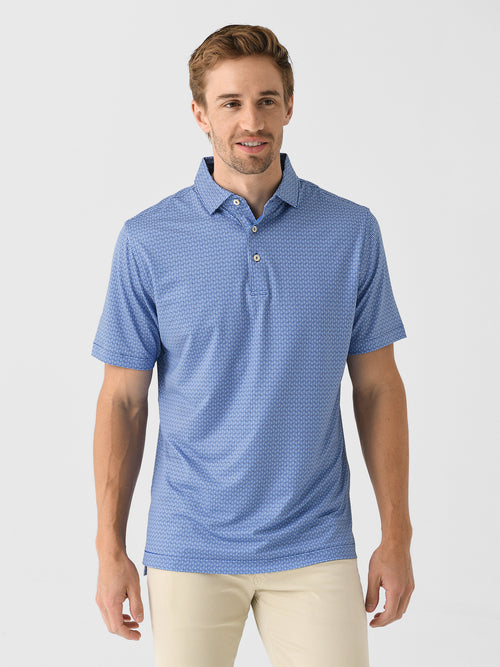 Peter Millar Crown Sport Men's Vega Performance Jersey Polo