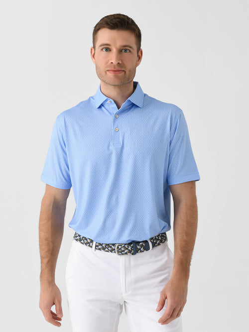 Peter Millar Crown Sport Men's Shake It Up Performance Jersey Polo