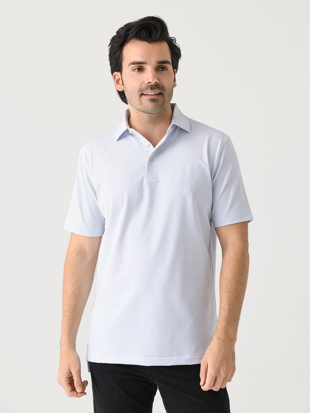 Peter Millar Crown Sport Men's Highlands Performance Jersey Polo - Saint Bernard