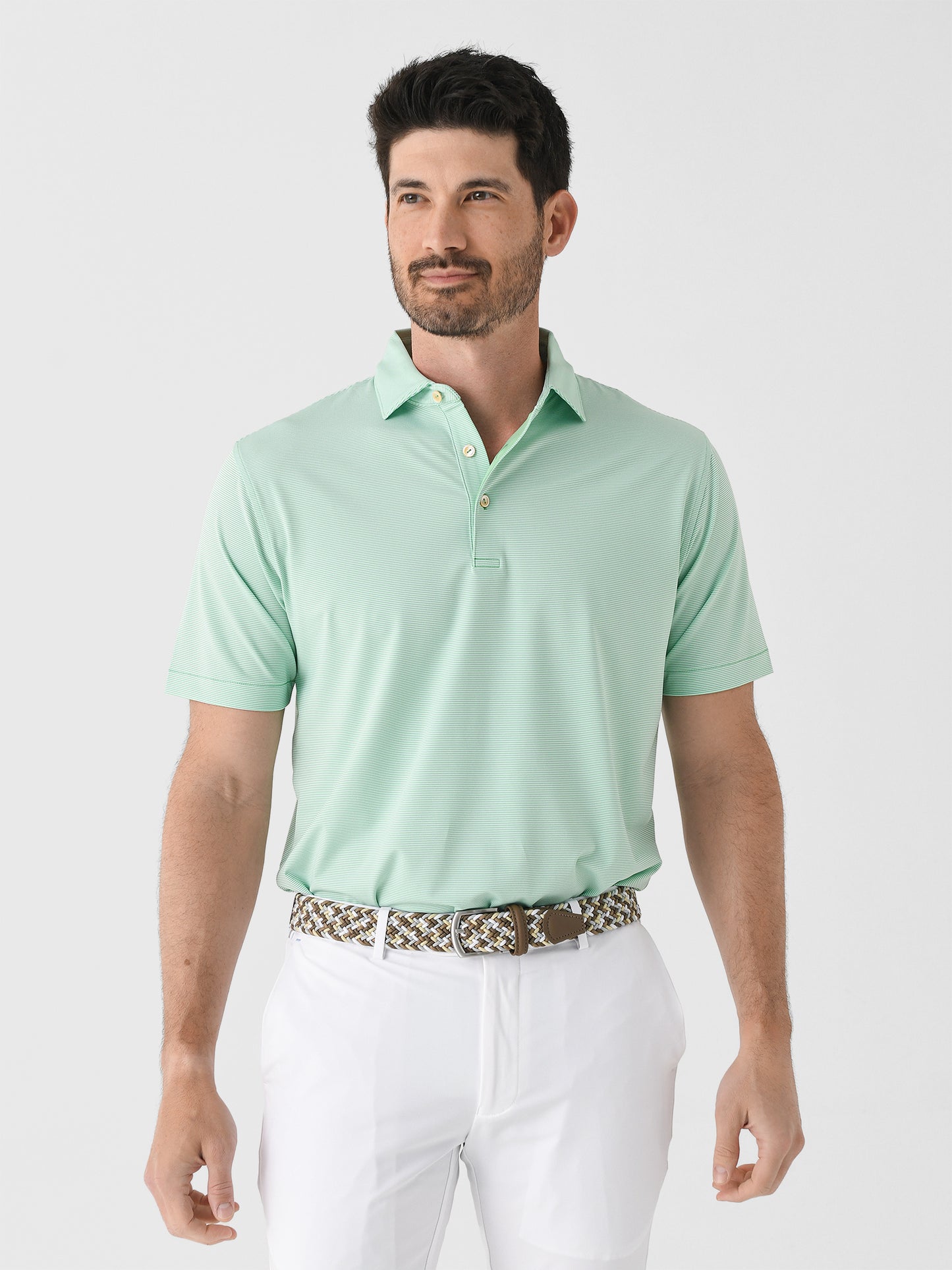 Peter Millar Crown Sport Men's Jubilee Performance Jersey Polo - Saint Bernard