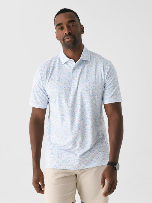 Peter Millar Crown Sport Men's Island Jammin' Performance Jersey Polo