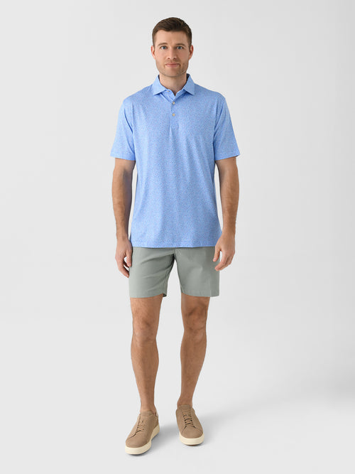 Peter Millar Crown Sport Men's Macaw Performance Jersey Polo