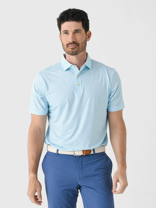 Peter Millar Crown Sport Men's Mezcal Performance Jersey Polo