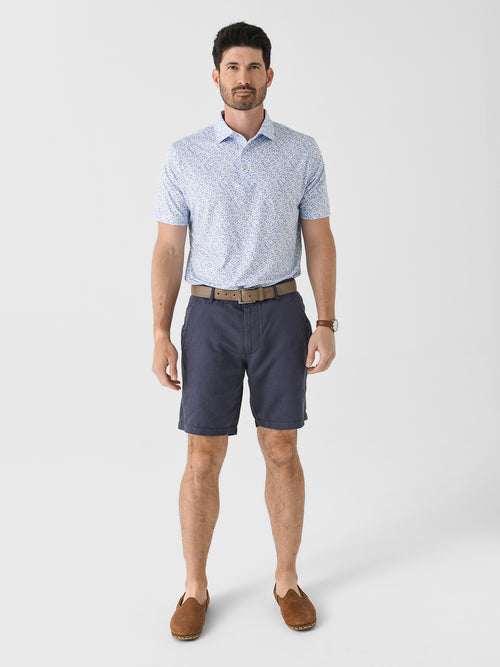 Peter Millar Crown Sport Men's Bar For The Course Performance Jersey Polo