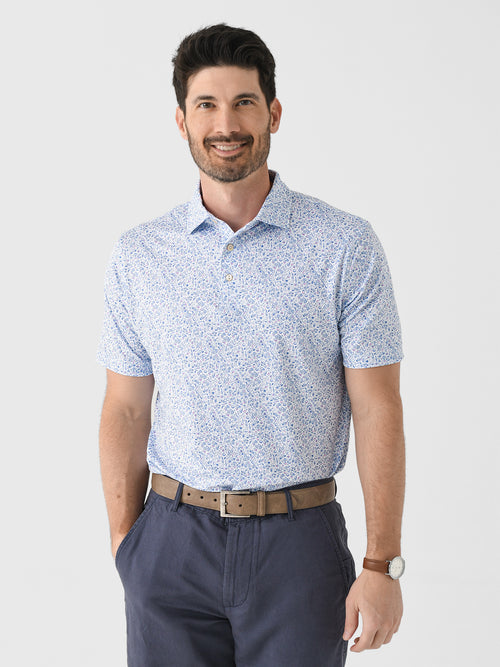 Peter Millar Crown Sport Men's Bar For The Course Performance Jersey Polo