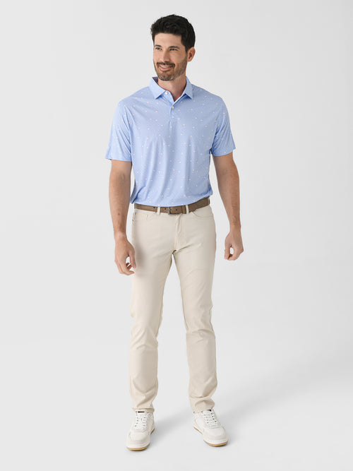 Peter Millar Crown Sport Men's Featherweight Shells Polo