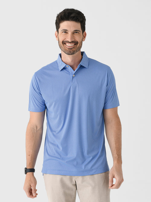 Peter Millar Crown Sport Men's Featherweight Seahorse Polo