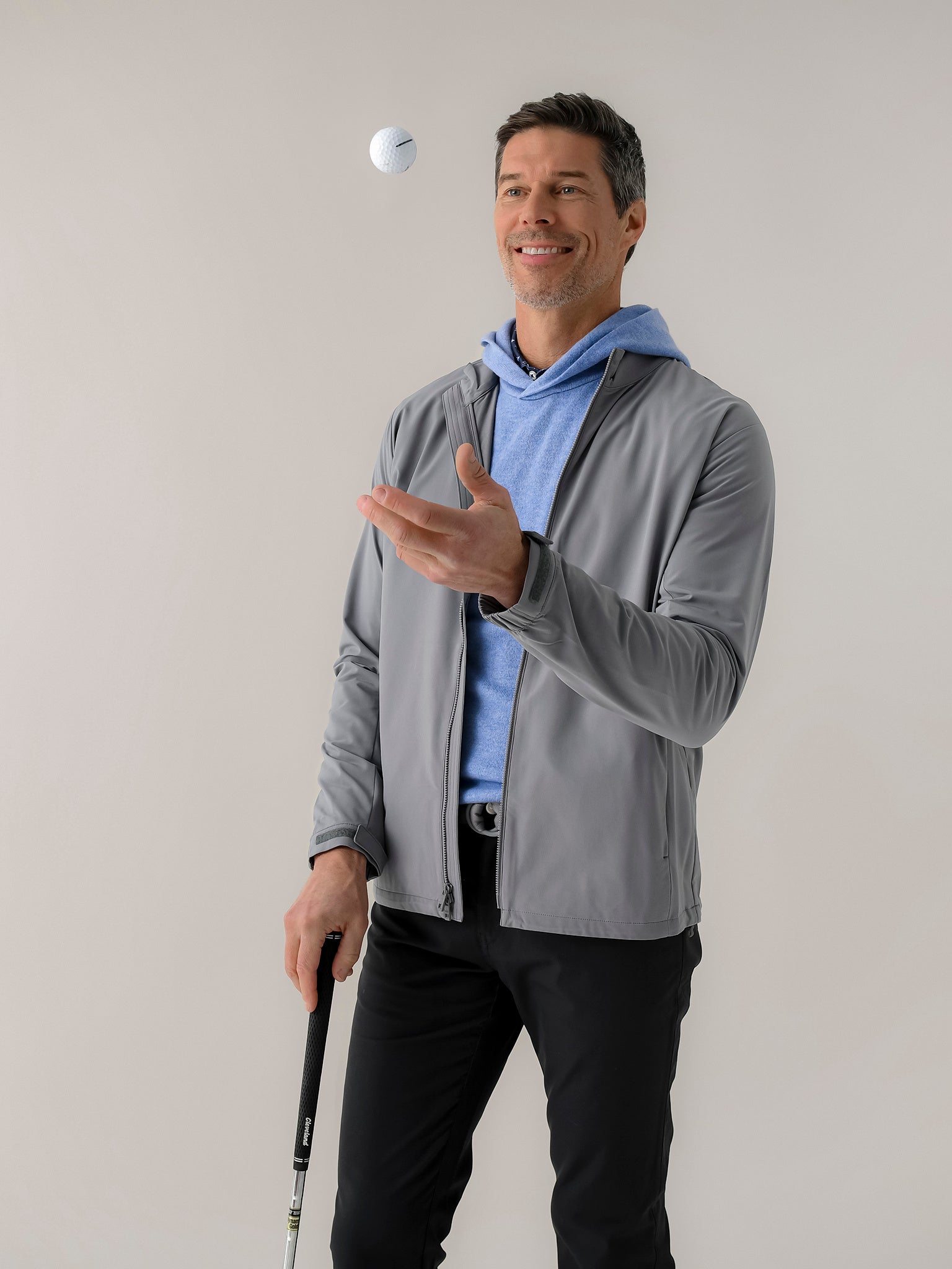 オーセンティック PETER MILLAR ゴルフ ジャケット グレー オーセンティック PETER MILLAR ゴルフ ジャケット グレー