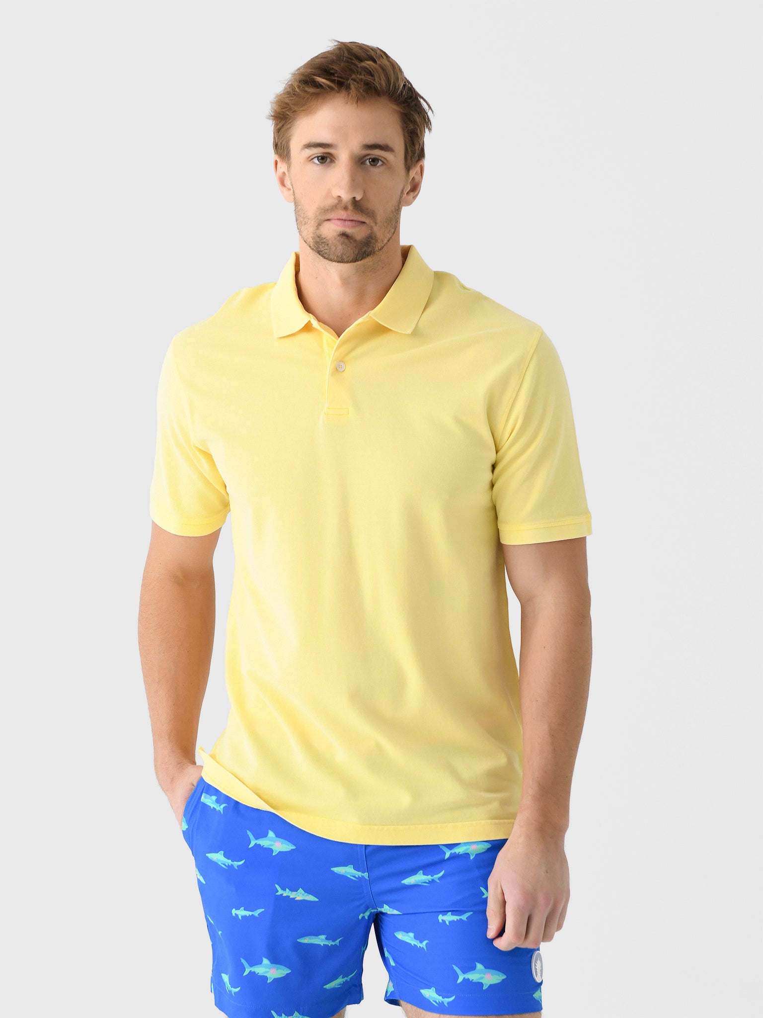 Peter Millar Crown Men's Sunrise Piqué Polo - Saint Bernard
