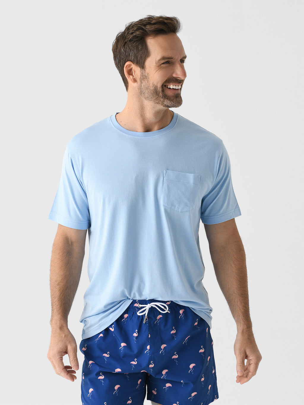Peter Millar Crown Comfort Men's Pocket Tee - Saint Bernard