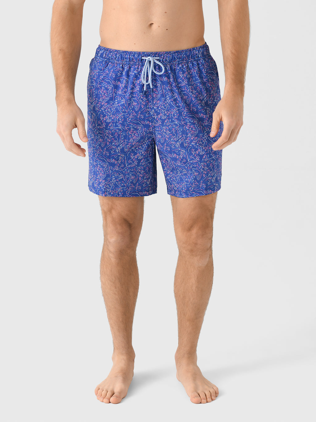 Peter Millar Crown Men's Polly Want A Sun Tan Swim Trunk - Saint Bernard