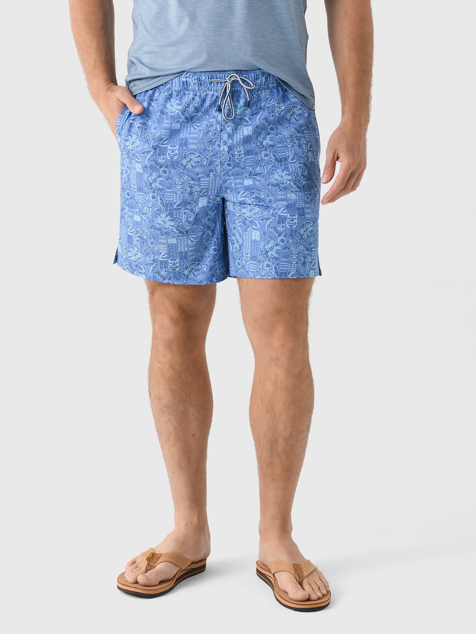 Peter Millar Crown Men's Mai Tai Swim Trunk - Saint Bernard