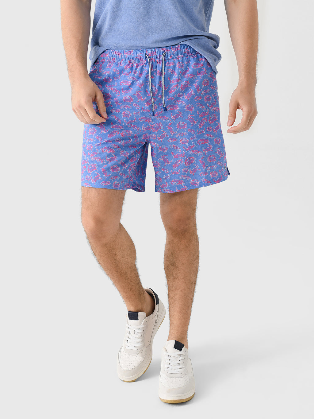 Peter Millar Crown Men's Crab Walk Swim Trunk - Saint Bernard