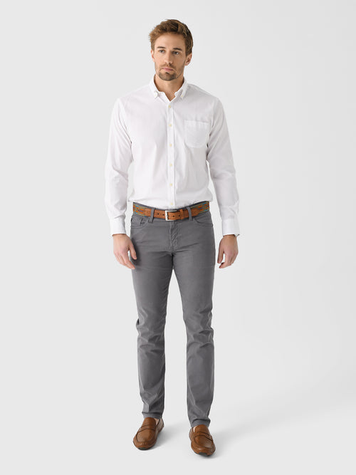 Peter Millar Crown Men's Campbell Perfect Pinpoint Cotton-Stretch Sport Shirt