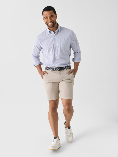 Peter Millar Crown Men's Derwent Performance Twill Sport Shirt