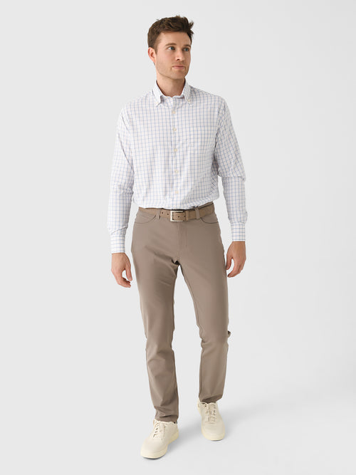 Peter Millar Crown Men's Tyrrell Performance Twill Sport Shirt