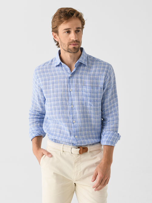 Peter Millar Crown Men's Chilwa Linen Sport Shirt