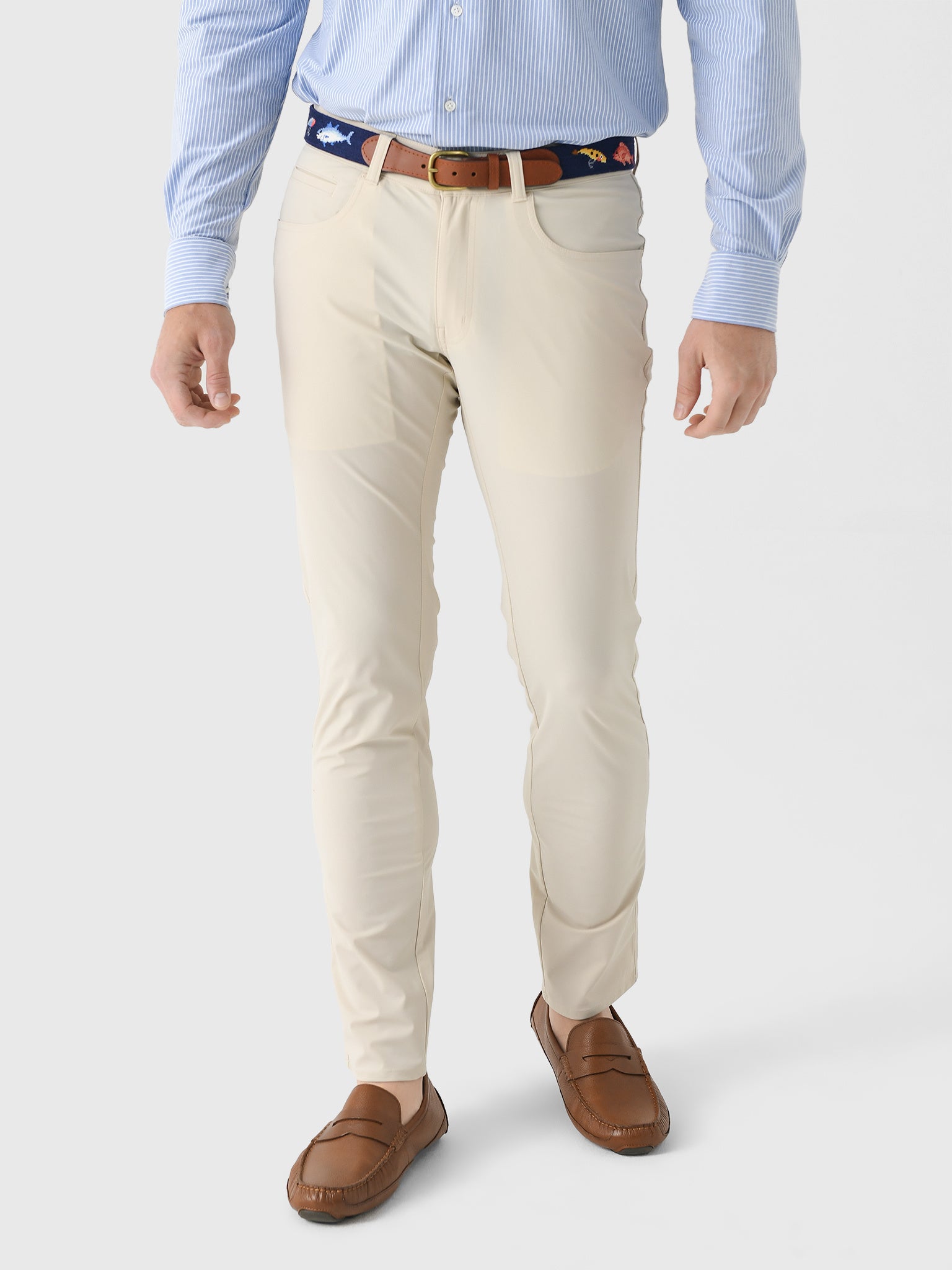 white christmas dresses Pleated Custom Men's Linen Pants in Cream – Luxire Custom Clothing main image 0