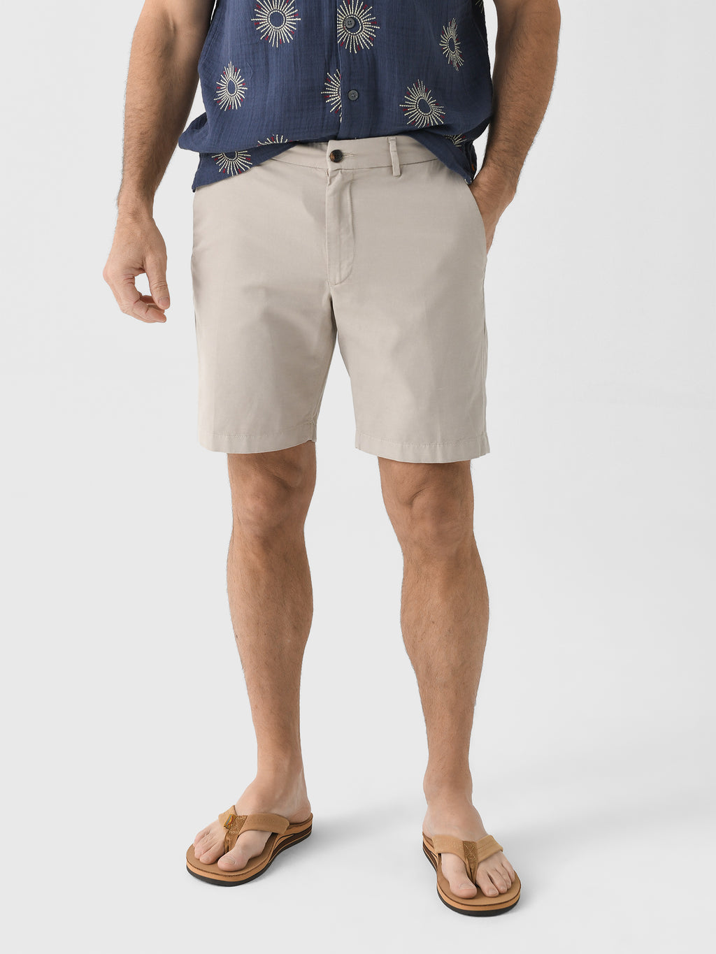 Peter Millar Crown Crafted Men's Somerset Flat-Front Short - Saint Bernard