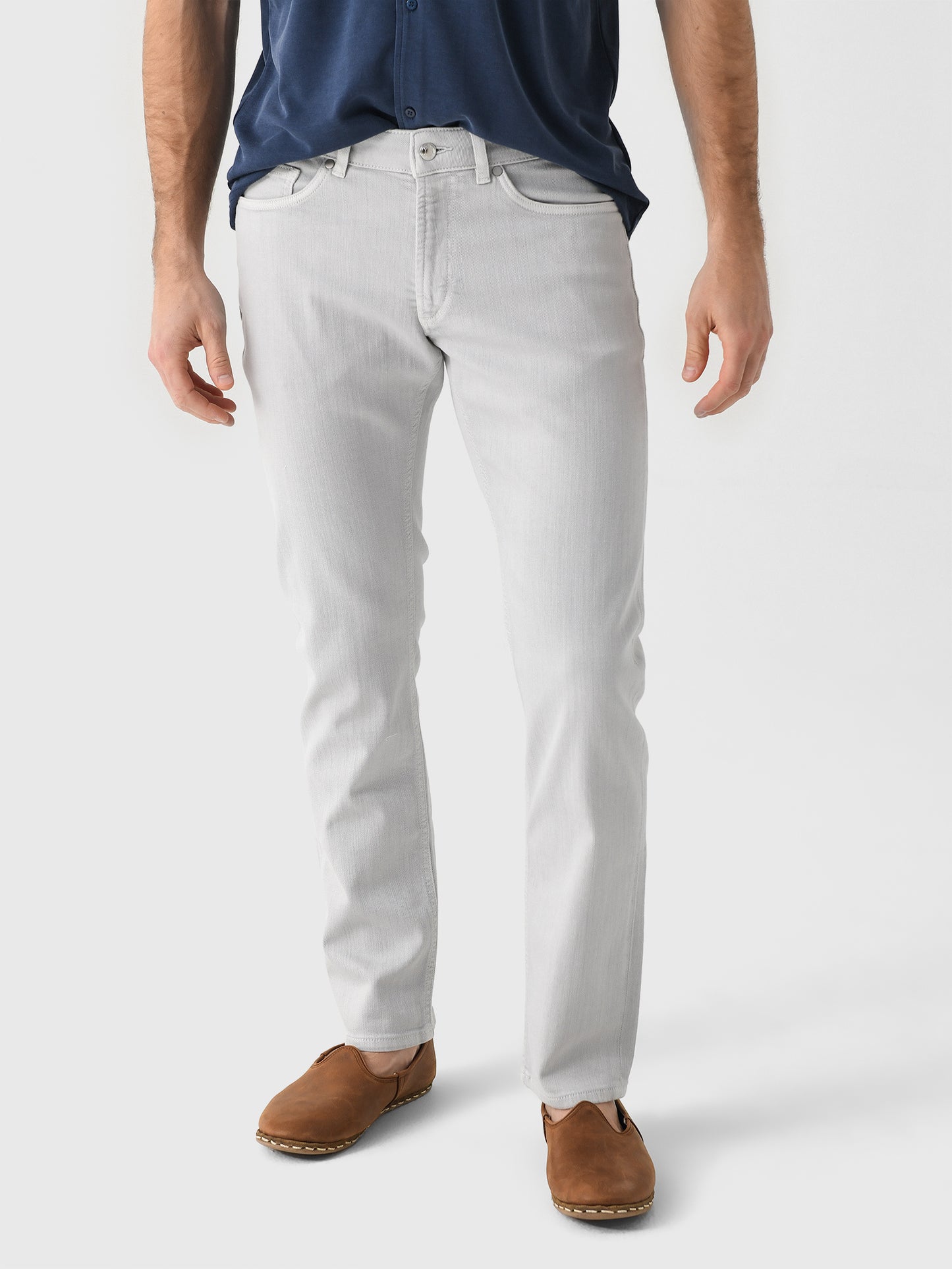 Peter Millar Crown Crafted Men's Fairfield Garment Dyed Denim - Saint Bernard