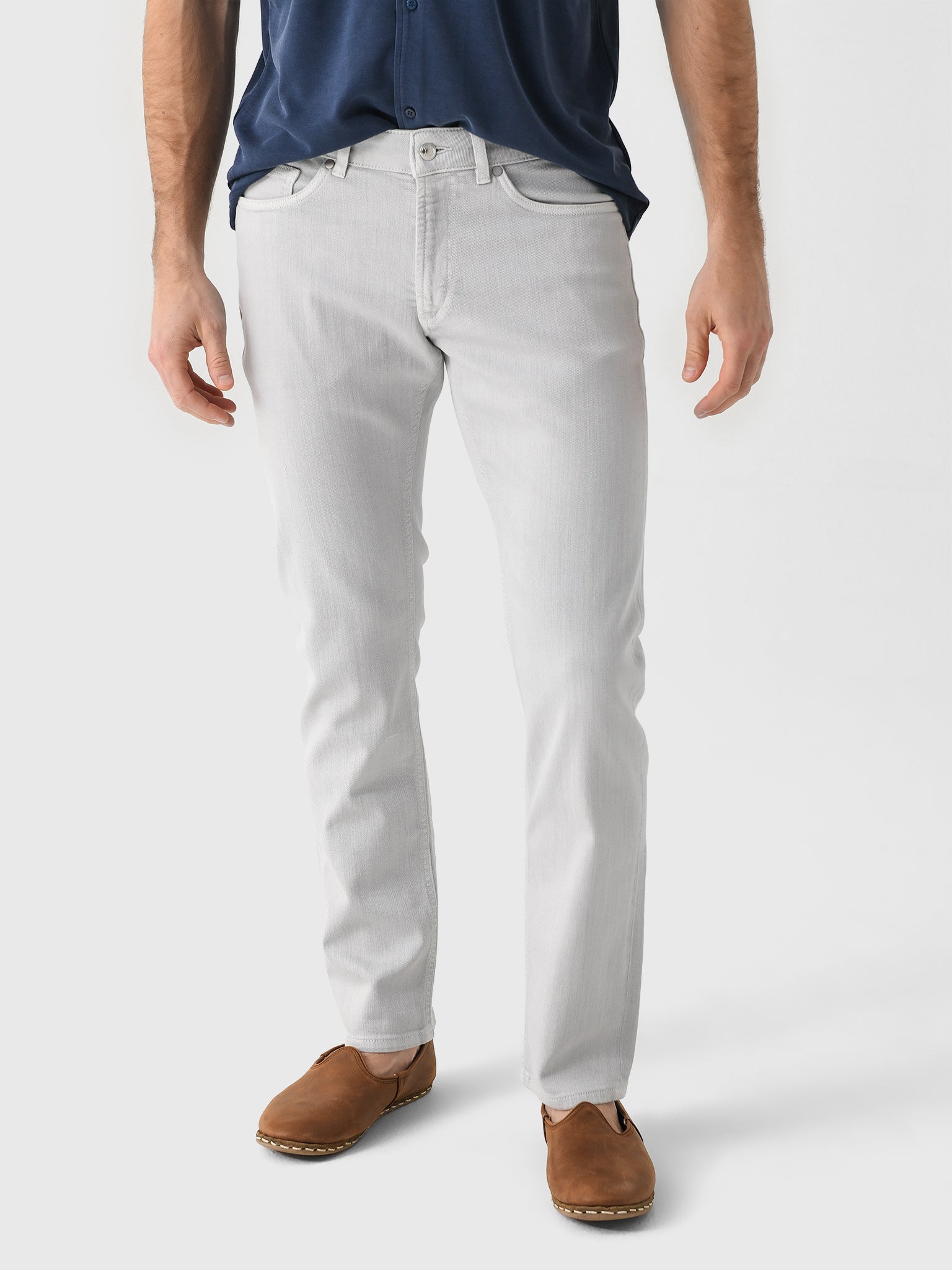 Peter Millar Crown Crafted Men's Fairfield Garment Dyed Denim - Saint Bernard