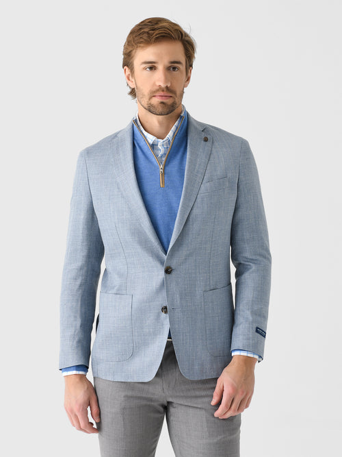 Peter Millar Crown Crafted Men's Gavin Herringbone Soft Jacket