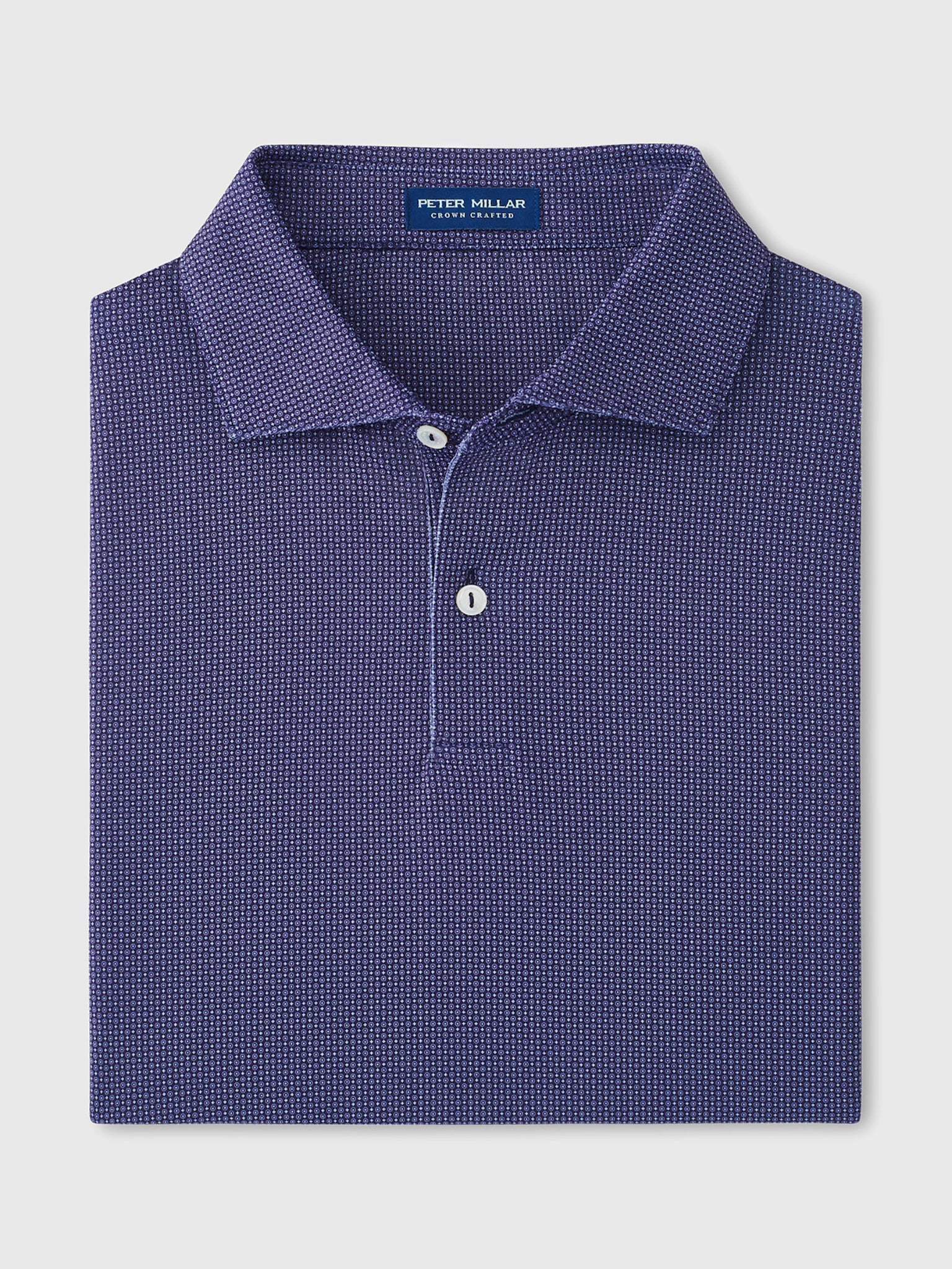Peter Millar Crown Crafted Men's Grovewood Performance Jersey Polo - Saint Bernard