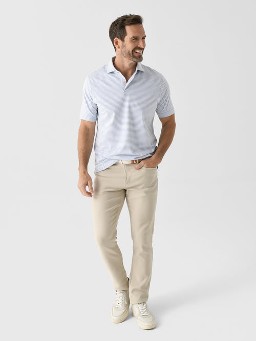 Peter Millar Crown Crafted Men's Albatross Cotton Blend Piqué Polo