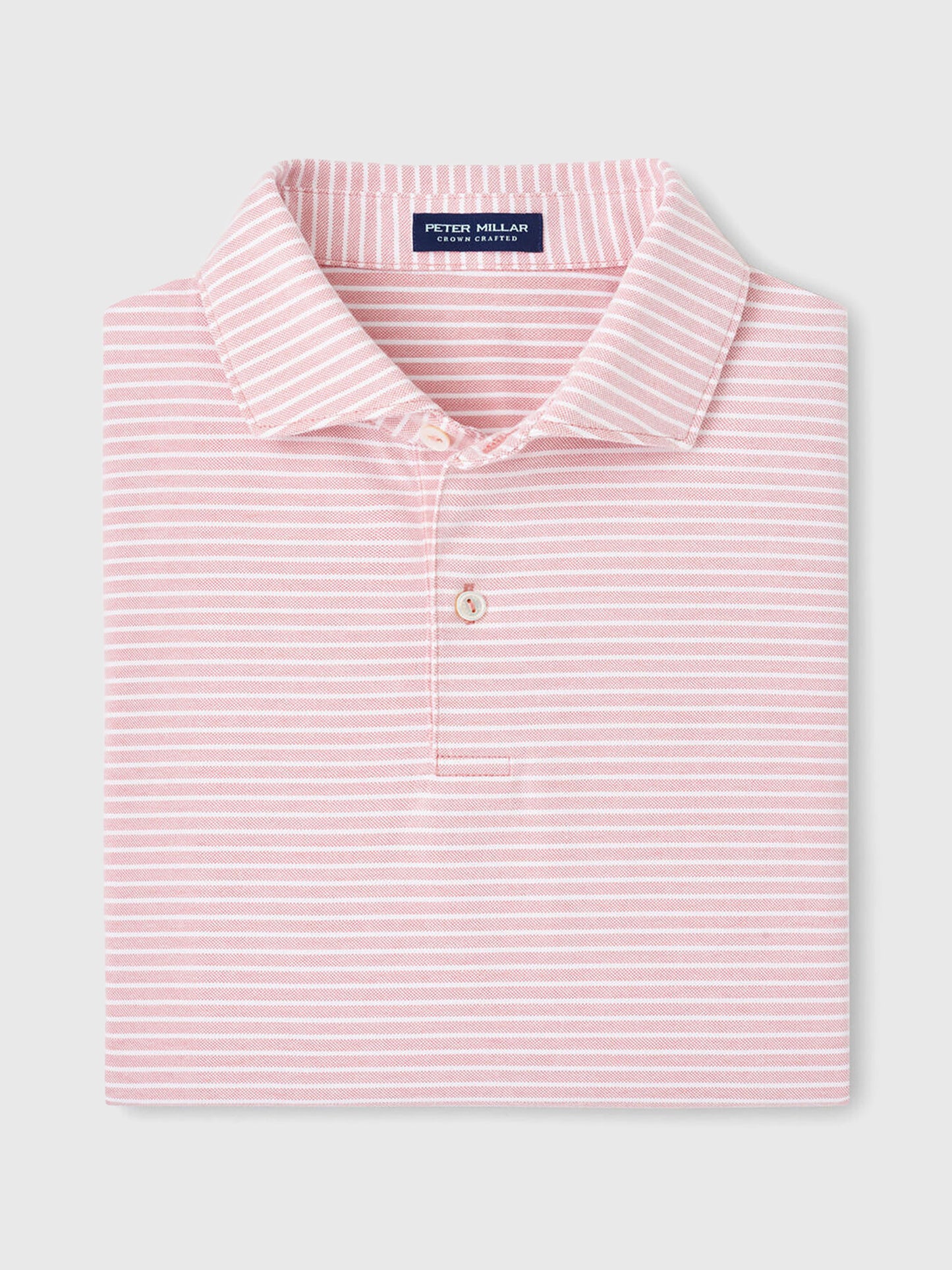 Peter Millar Crown Crafted Men's Albatross Cotton Blend Piqué Polo - Saint Bernard