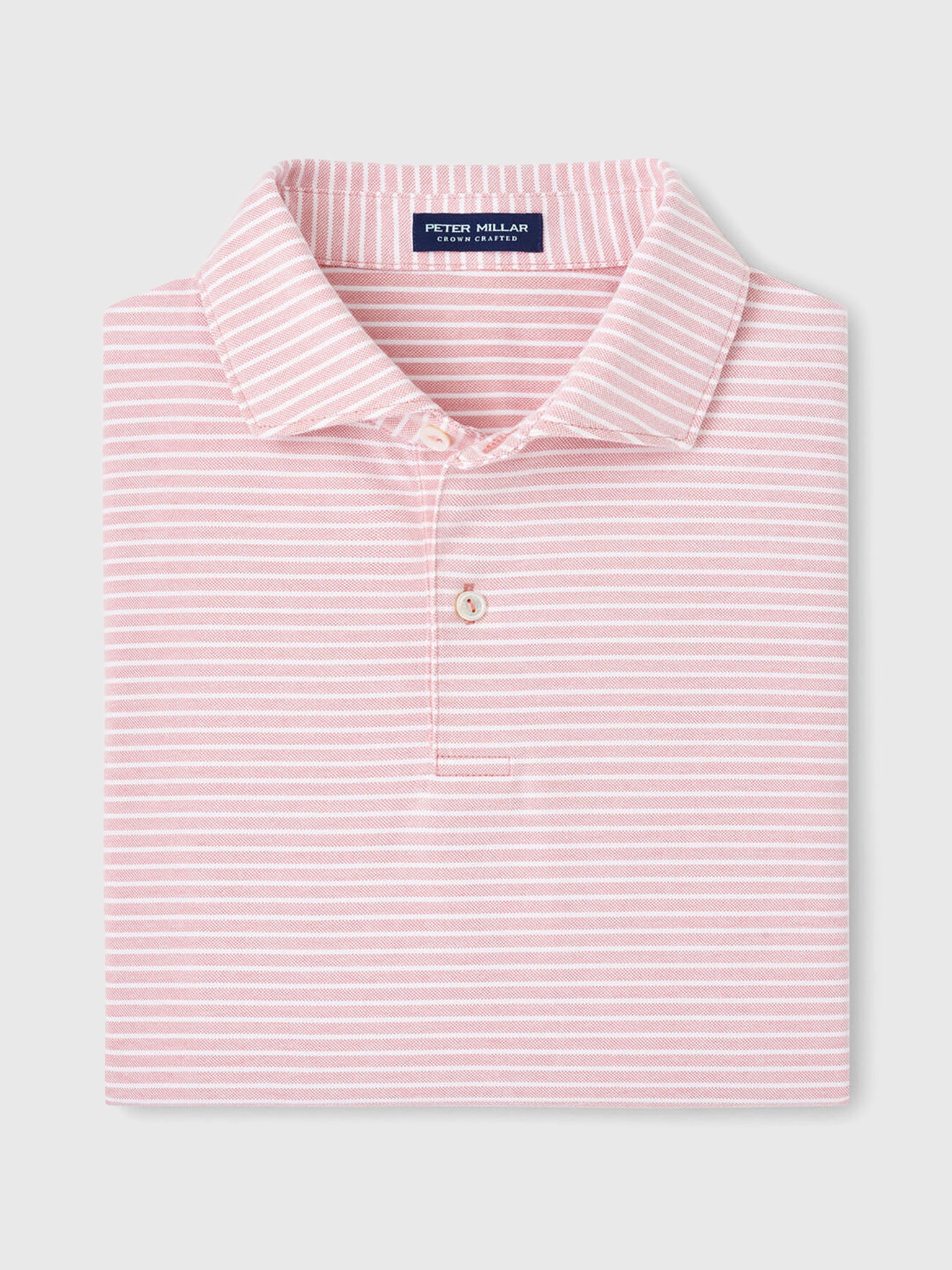 Peter Millar Crown Crafted Men's Albatross Cotton Blend Piqué Polo - Saint Bernard