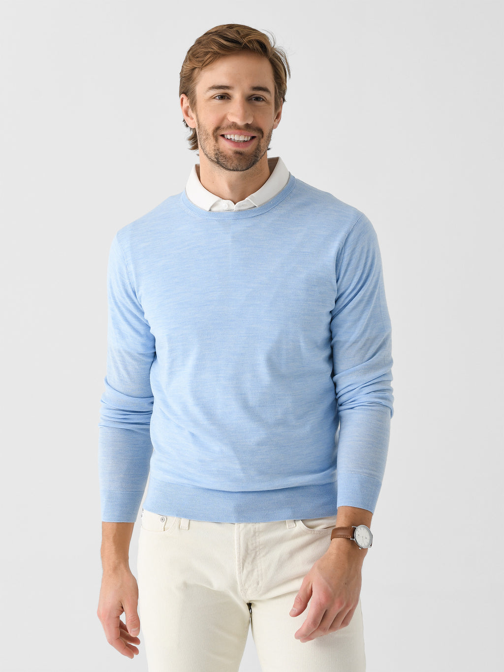Peter Millar Crown Crafted Men's Excursionist Flex Crew - Saint Bernard